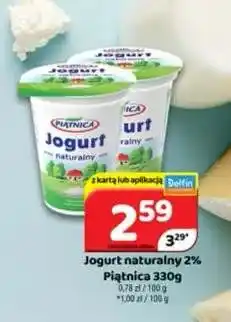 Delfin Jogurt naturalny Piątnica 2% oferta