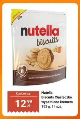 Biedronka Ciasteczka wypełnione kremem Nutella Biscuits oferta