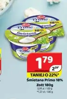 Delfin Śmietana Primo Zott 18% oferta