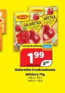 Delfin Galaretka truskawkowa Winiary oferta