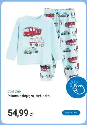 Piżama chłopięca niebieska Cool Club