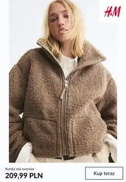 H&M Kurtka miś oversize H & M oferta