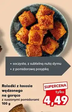 Kaufland Roladki z łososia wędzonego na gorąco z suszonymi pomidorami oferta