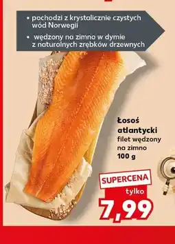 Kaufland Łosoś atlantycki filet wędzony na zimno oferta