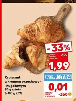 Kaufland Croissant z kremem orzechowo-nugatowym oferta