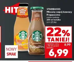 Kaufland Mleczny napój kawowy Frappuccino Pumpkin Spice Starbucks oferta