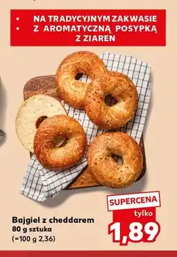 Kaufland Bajgiel z cheddarem oferta