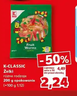 Kaufland Żelki Fruit Worms K-Classic oferta