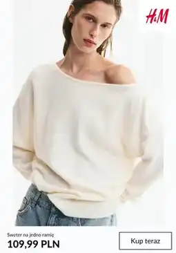 H&M Sweter na jedno ramię H & M oferta