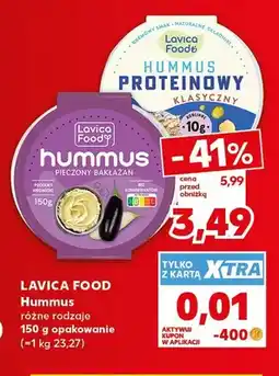 Kaufland Hummus pieczony bakłażan Lavica Food oferta