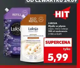 Kaufland Mydło w płynie zapas Luksja oferta