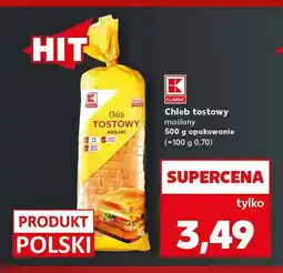 Kaufland Chleb tostowy maślany K-Classic oferta