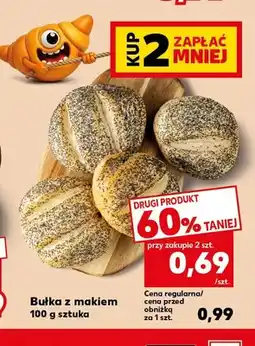 Kaufland Bułka z makiem oferta