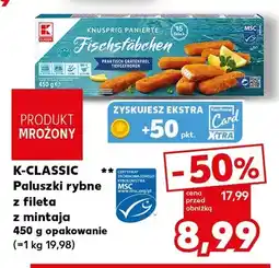 Kaufland Paluszki rybne z fileta z mintaja K-Classic oferta