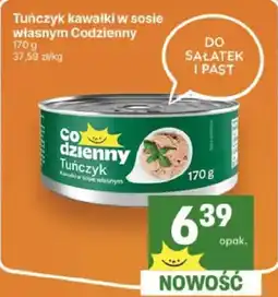 Delikatesy Centrum Tuńczyk Kawalki w sosie własnym Codzienny oferta