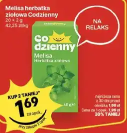 Delikatesy Centrum Melisa herbatka ziołowa Codzienny oferta