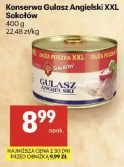 Delikatesy Centrum Konserwa Gulasz Angielski XXL Sokołów oferta