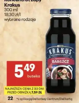 Delikatesy Centrum Koncentrat zupy Krakus oferta