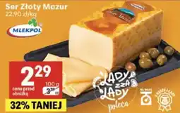 Delikatesy Centrum Ser Złoty Mazur oferta