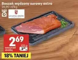 Delikatesy Centrum Boczek wędzony surowy extra Stanisławów oferta