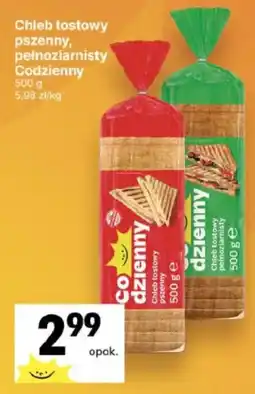 Delikatesy Centrum Chleb tostowy pszenny, pełnoziarnisty Codzienny oferta