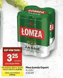 Delikatesy Centrum Piwo Łomża Export oferta