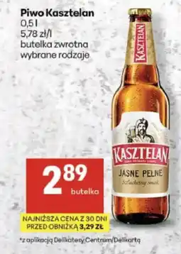 Delikatesy Centrum Piwo Kasztelan oferta