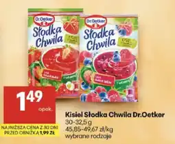 Delikatesy Centrum Kisiel Słodka Chwila Dr.Oetker oferta
