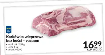 Karkówka wieprzowa bez kości - vacuum
