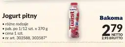 Makro Jogurt pitny Bakoma oferta