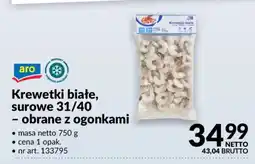 Makro Krewetki białe, surowe 31/40 – obrane z ogonkami oferta