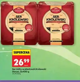 Biedronka Ser żółty w plastrach Królewski Sierpc oferta