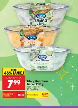 Biedronka Filety śledziowe Lisner oferta