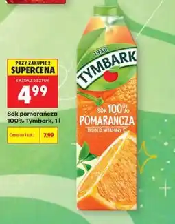 Biedronka Sok pomarańcza 100% Tymbark oferta