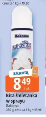 E.Leclerc Bita śmietanka w sprayu Bakoma oferta