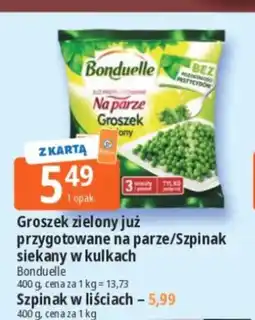 E.Leclerc Groszek zielony już przygotowane na parze Bonduelle oferta