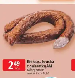 E.Leclerc Kiełbasa krucha z galaretką AM Madej Wróbel oferta