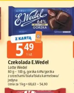 E.Leclerc Czekolada E.Wedel gorzka 64% oferta