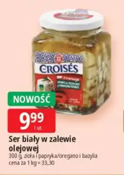 E.Leclerc Ser biały w zalewie olejowej zioła i papryka Croisés oferta