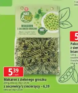 E.Leclerc Makaron z zielonego groszku Nat & Vie oferta