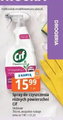 E.Leclerc Spray do czyszczenia różnych powierzchni Cif oferta