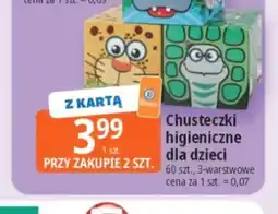 E.Leclerc Chusteczki higieniczne dla dzieci 3-warstwowe oferta