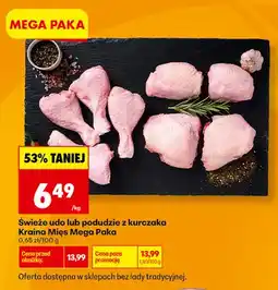 Biedronka Świeże udo z kurczaka Kraina Mięs Mega Paka oferta