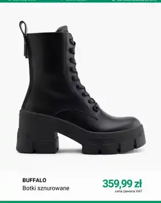 Deichmann Botki sznurowane Buffalo oferta