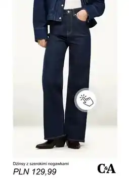 C&A Dżinsy z szerokimi nogawkami C & A oferta