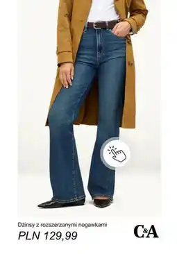C&A Dżinsy z rozszerzanymi nogawkami C & A oferta