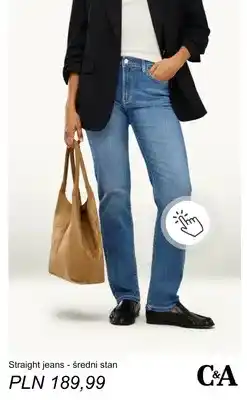 C&A Straight jeans - średni stan C & A oferta