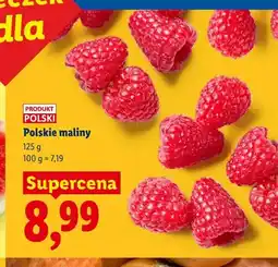 Lidl Maliny polskie Ryneczek Lidla oferta