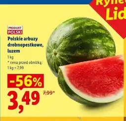 Lidl Arbuzy drobnopestkowe polskie Ryneczek Lidla oferta