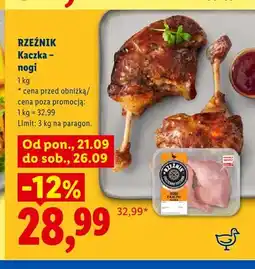 Lidl Nogi z kaczki Rzeźnik oferta